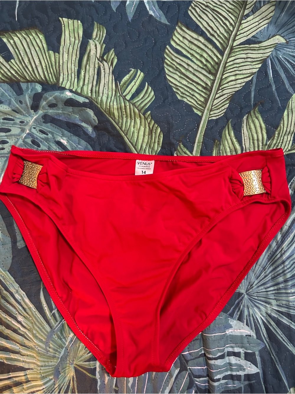 Venus Red Bikini Bottoms - Size 14, Never worn.